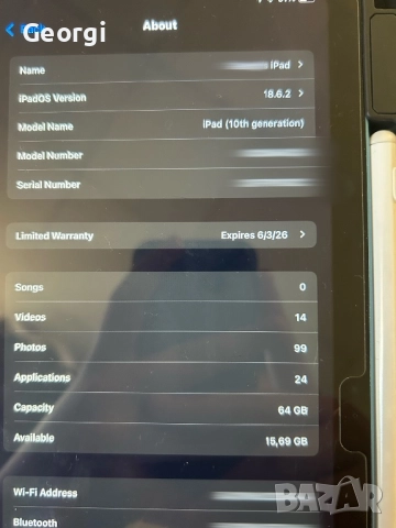iPad 10 64GB, снимка 2 - Таблети - 52951952