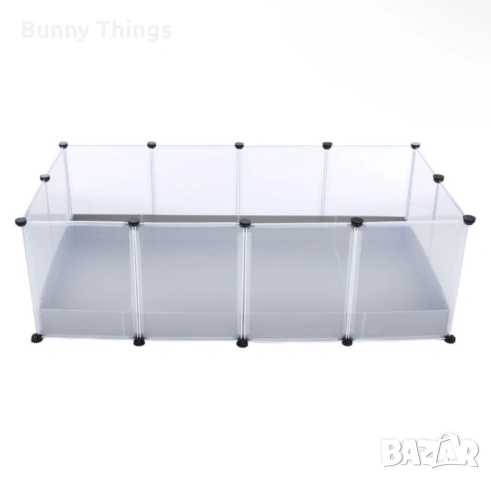 Вътрешно сглобяемо заграждение с под за малки животни, снимка 3 - Декоративни зайчета - 53350164