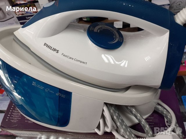 Парна станция PHILIPS Fastcare Compact 2400W 5.2 Bar , мощен парогенератор, снимка 7 - Ютии - 39684827