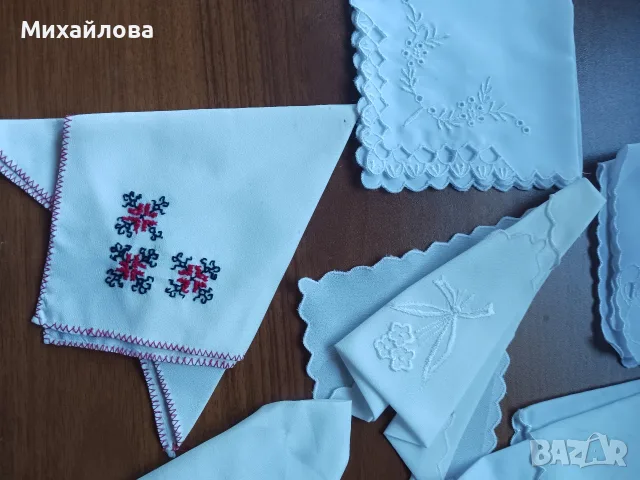 Сватбени ретро кърпички бродерия , снимка 4 - Декорация за дома - 55711069