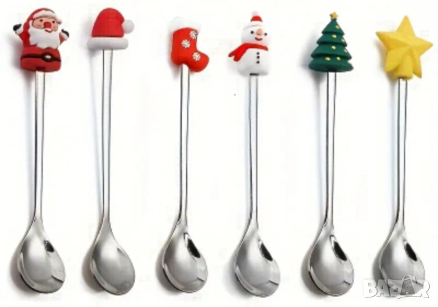 Коледни лъжици за кафе, десерти