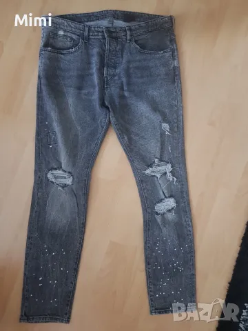 H&M Skinny Denim мъжки дънки нови 36, снимка 2 - Дънки - 49235916