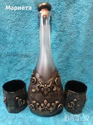 Декорирани бутилки, снимка 9 - Декорация за дома - 49032278