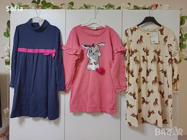 Рокли и блузи за момиче размер 6-8г, снимка 4 - Детски рокли и поли - 52887211