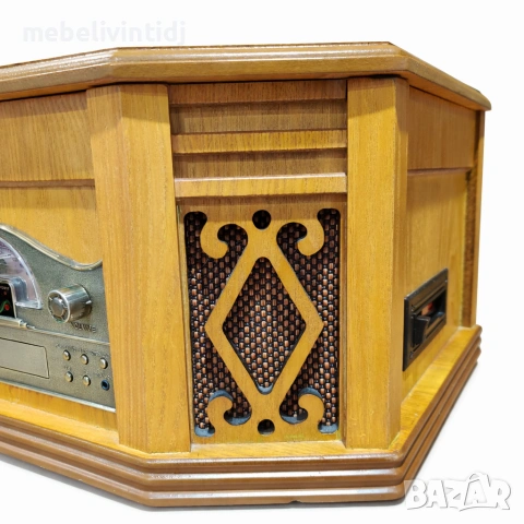 Ретро аудио система „всичко в едно“ модел Emerson NR303TT, снимка 5 - Антикварни и старинни предмети - 53785309