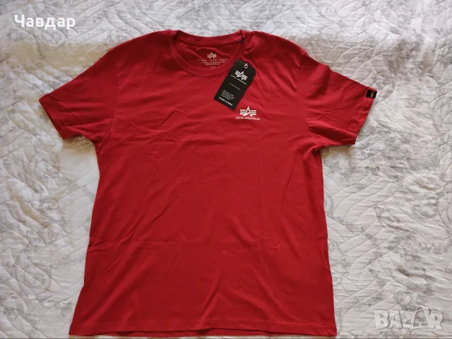ALPHA INDUSTRIES - тениски, блуза, размер XL/XXL, снимка 2 - Тениски - 55843415