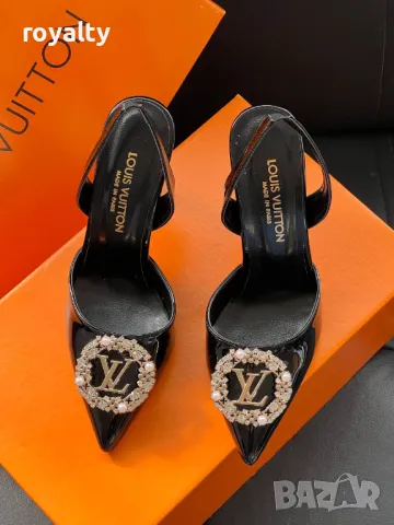 Louis Vuitton дамски обувки на ток Два цвята , снимка 3 - Дамски обувки на ток - 49311163