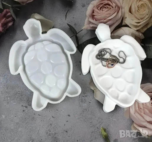 Молд поднос костенурка 20,4 см, снимка 4 - Форми - 51291060