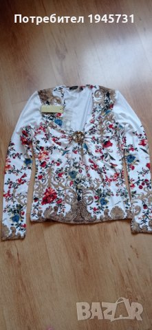 Блуза Роберто Кавали - оригинална, снимка 1 - Блузи с дълъг ръкав и пуловери - 41464005