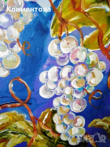 Картина "Грозде", снимка 4 - Картини - 56331427