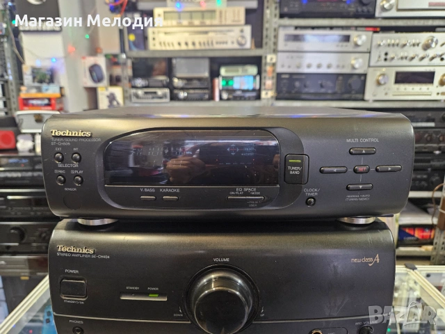 Аудиосистема Technics SE-CH404 Продава се за ремонт или за части. Диска чете, но прескача. Касетите , снимка 6 - Аудиосистеми - 53021522