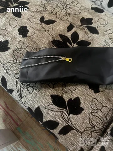 Кожено яке за девойка - мека еко кожа+ подарък жилетка  НОВИ, снимка 3 - Якета - 49993249