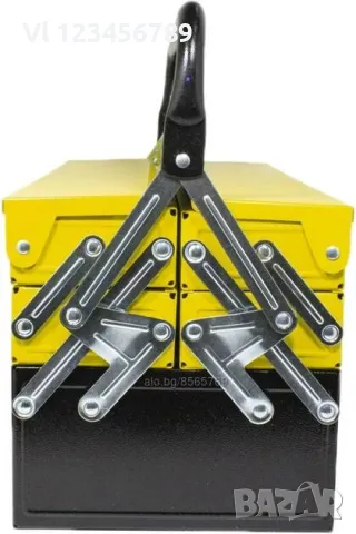 Метален сгъваем куфар с 60 интрумента-WMC TOOLS 60 бр (WT-4060), снимка 6 - Куфари с инструменти - 50125434