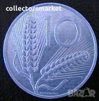 10 лири 1974, Италия, снимка 2 - Нумизматика и бонистика - 34637796