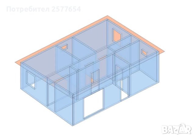 Преместваема къща,Бунгало,Модулни - 48м² - 8м х 6м, снимка 3 - Строителни материали - 44256119