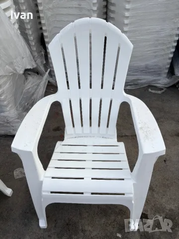 Стол шезлонг пластмасов за басейн, градина, снимка 2 - Столове - 50428727