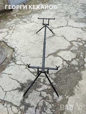 риболовна стойка fox и принадлежности,кеп, калъф, топчета , снимка 2 - Такъми - 50285620