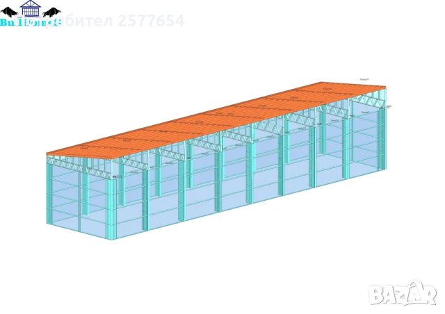 ЛИЗИНГ - Халета, Хале, Магазини, Магазин, Складове 150м2-6м х 25м х 4
