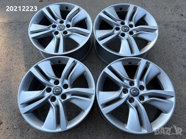 4 броя алуминиеви джанти за Opel Astra H,Opel Zafira B,Opel Meriva B 17, снимка 2 - Гуми и джанти - 56159879