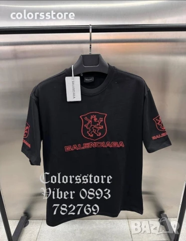 Мъжка Черна тениска Balenciaga/BR108x