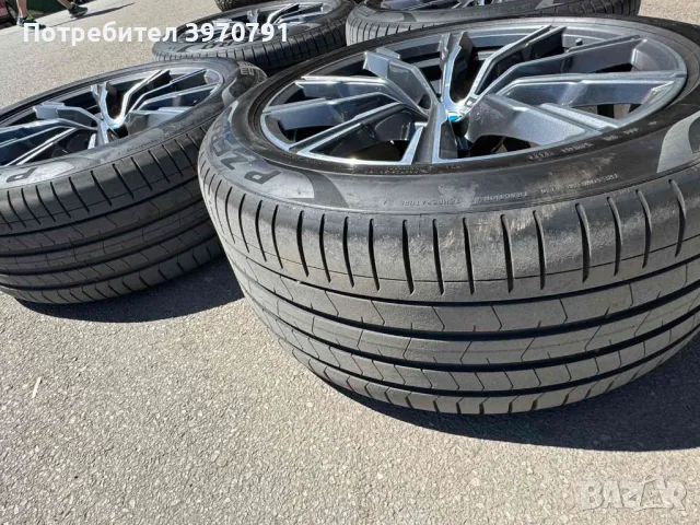 Спорт Пакет оригинални джанти и гуми Pirellil P-Zero 4 275/45 R20 // 305/40 R20 (хомологация BMW), снимка 2 - Гуми и джанти - 50188957