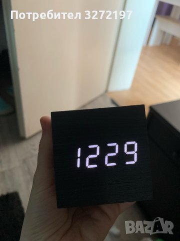 Светещ цифров дървен LED многофункционален настолен USB/AAA електронен часовник, снимка 15 - Други - 40934283