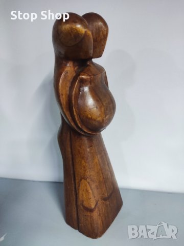 Дървена фигура семейство дърворезба Индонезия манго 