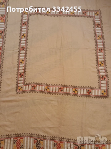 Нова,голяма покривка  шита на фина панама, снимка 2 - Покривки за маси - 52874313