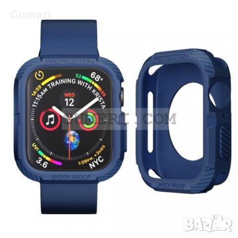 Apple Watch Series 7 41mm - Силиконов калъф, снимка 6 - Аксесоари за Apple - 35929515