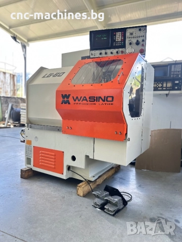 Прецизен японски CNC струг с ЦПУ Fanuc - Wasino LG-60 CNC Lathe Swiss type, снимка 6 - Стругове - 51436381