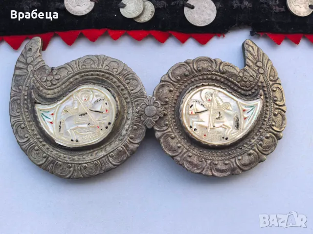 Религиозни пафти. Седеф. Религия. Св. Георги и св. Димитър 