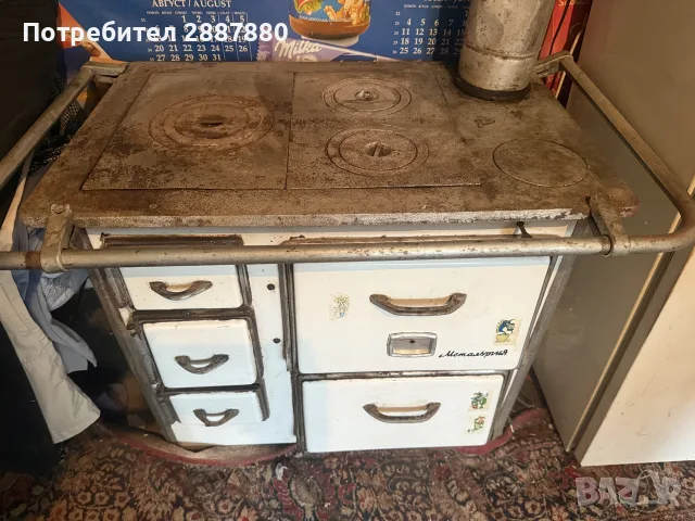 Готварска печка на дърва, снимка 2 - Отоплителни печки - 56397718