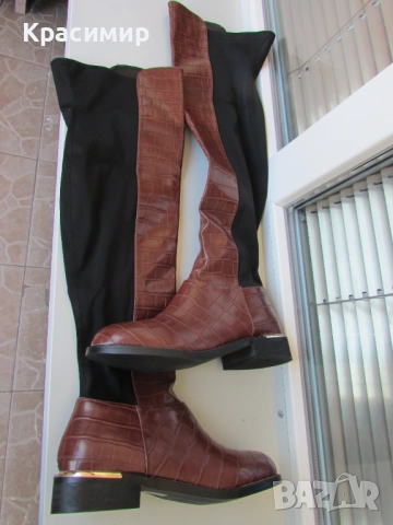 Дамски високи ботуши Wallis, снимка 14 - Дамски ботуши - 51736409