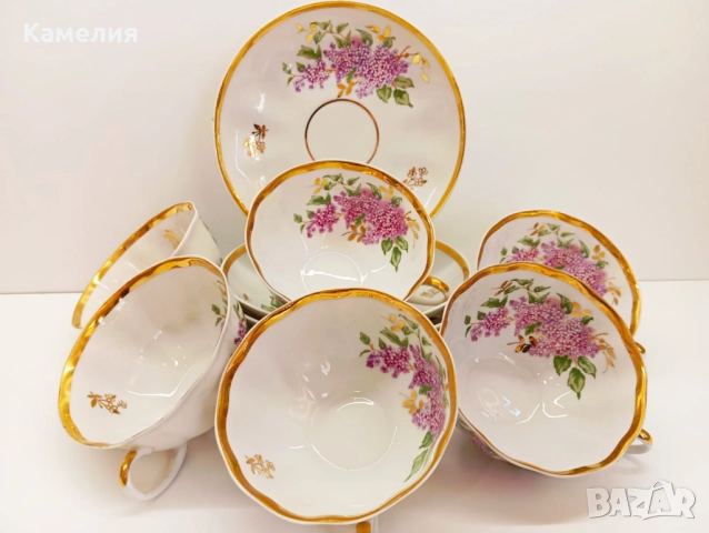 Руски порцелан , снимка 5 - Чаши - 51856220