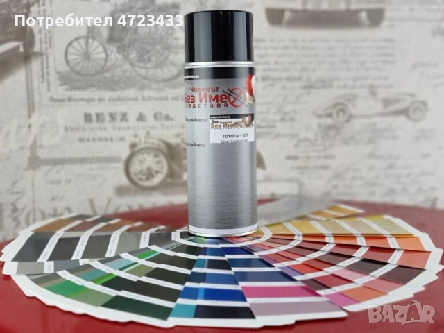 Спрей с акрилна боя по системата RAL, снимка 2 - Бои, лакове, мазилки - 53280105