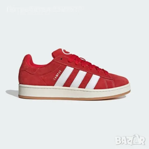 Маратонки Adidas Campus 00s червен цвят, снимка 1