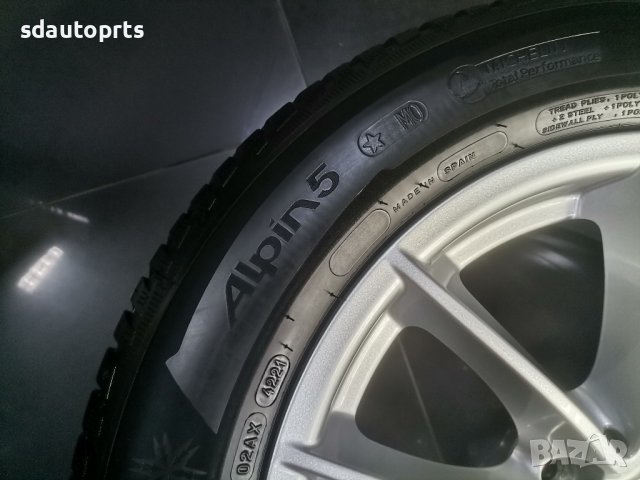 17" BMW Джанти Style 618 Гуми Michelin Alpine 5 Датчици G22 G23 G26 G30 G31 i4, снимка 9 - Гуми и джанти - 42395825