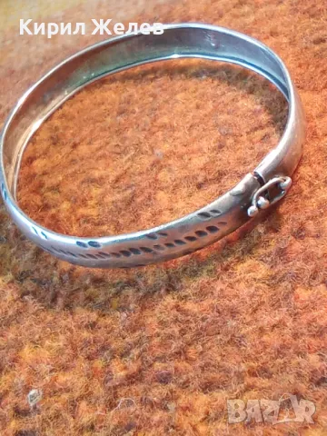 Старинна СТИЛНО РЪЧНО ОРНАМЕНТИРАНА РЕТРО АРТ СРЕБЪРНА ГРИВНА СРЕБРО 925 МАЙСТОРСКА ИЗРАБОТКА 47973, снимка 12 - Антикварни и старинни предмети - 48493019