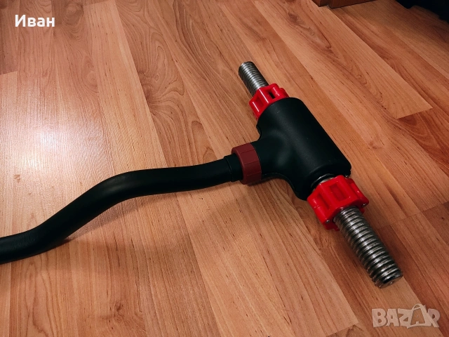 EZ / извит лост - Адаптер / ръкохватка за дъмбели, снимка 4 - Фитнес уреди - 53135589