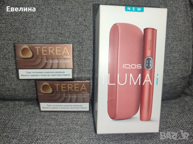Нова! Електронна цигара Iqos ILUMA i (Vivid Terracotta) + 2 кутии филтри, снимка 2 - Друга електроника - 49250909