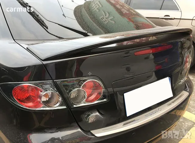 Спойлер за багажник за Mazda 6 (2002-2007) - черен гланц
