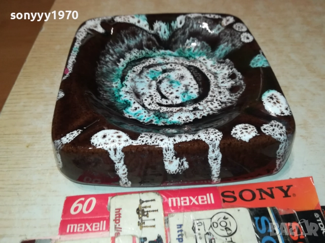 ПЕПЕЛНИК-ГОЛЯМ КЕРАМИКА 0111252021, снимка 14 - Антикварни и старинни предмети - 52258436