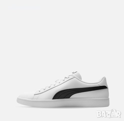 НАМАЛЕНИЕ!!! Кецове Puma Smash v2 Leather black/White 365215 01, снимка 2 - Кецове - 41533976