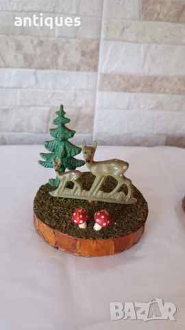 Стари играчки за декорация от соц-а - сърнички, снимка 5 - Антикварни и старинни предмети - 53029490