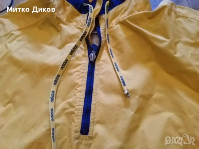 Адидас марково яке с голяма емблема размер ХЛ реален , снимка 4 - Спортна екипировка - 51007074