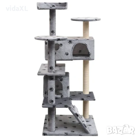 vidaXL Котешко дърво със сизалени стълбове, 125 см(SKU:170476)
