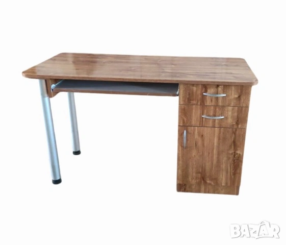 Бюро в дървесен десен с чекмеджета