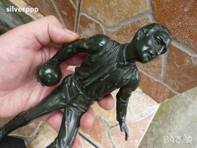  Стара метална фигура , снимка 3 - Антикварни и старинни предмети - 41209943