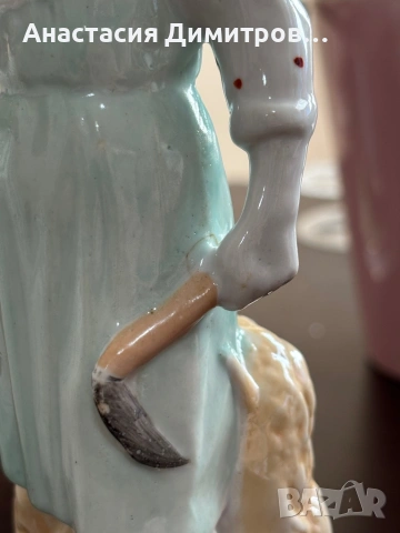 Порцеланова статуетка Колхозница , снимка 8 - Антикварни и старинни предмети - 53477628