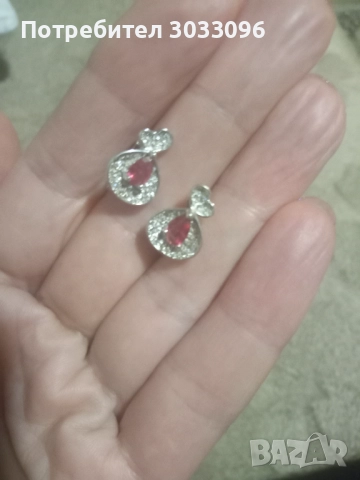 Сребърно колие с обеци, снимка 5 - Колиета, медальони, синджири - 52740724